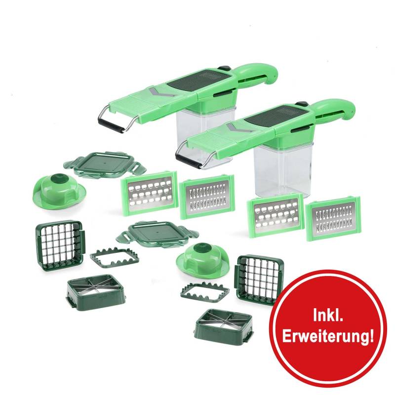 Nicer Dicer Quick Professional | inkl. 2. Set Gratis (Set 24-tlg.) von Genius