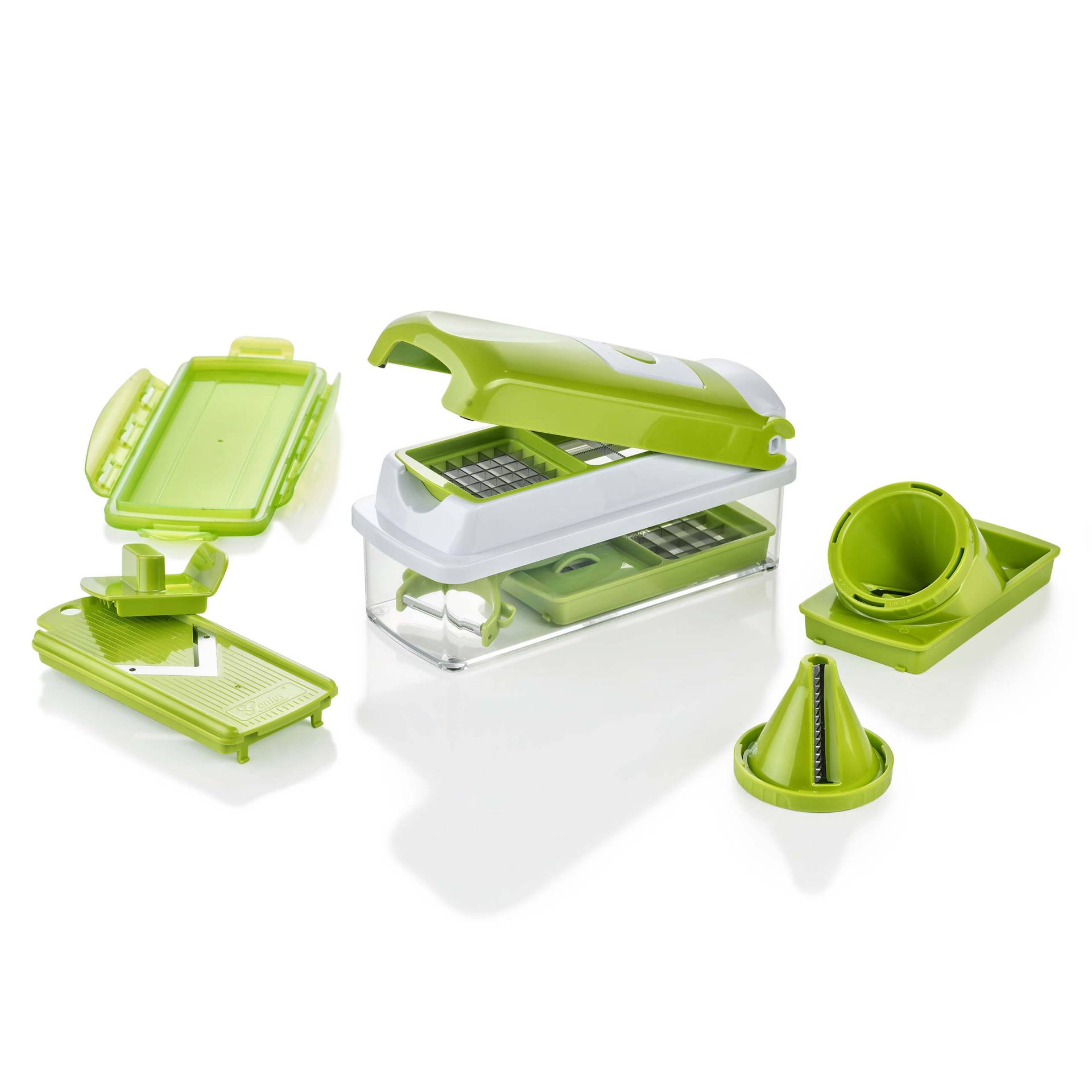 Nicer Dicer smart | Set 12-tlg. (Kiwi) von Genius