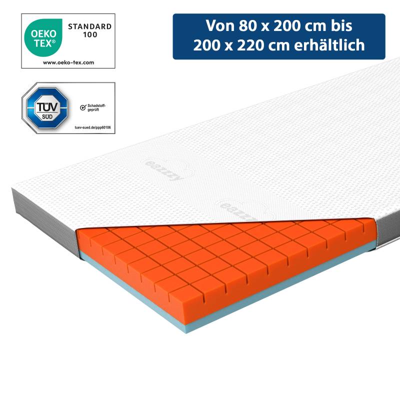 eazzzy Topper Premium Cube | 140 x 200 x 9 cm von Genius