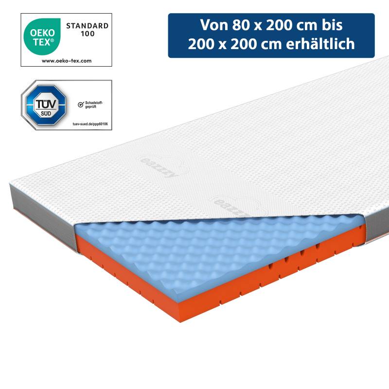 eazzzy Topper Premium Cube Advance | 100 x 200 x 9 cm von Genius