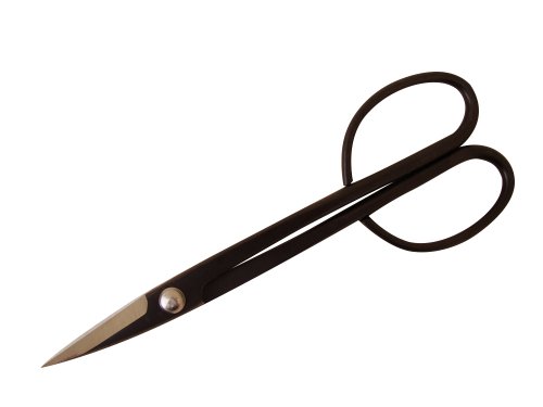Profi Bonsai Schere schwarz Edelstahlschneide Bonsaizubehör (Profi Bonsai Schere schwarz, lang 20,5 cm) Profi Bonsai Schere schwarz Edelstahlschneide Bonsaizubehör (Profi Bonsai Schere schwarz, lang 20,5 cm) von Genki-Bonsai