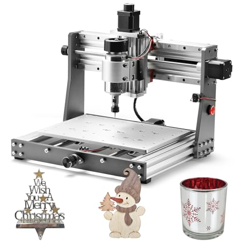Genmitsu 3020-PRO MAX V2 CNC-Fräsmaschine für Metallschnitzerei und mehr, GRBL-Offline-Steuerung, mit Endschaltern und Not-Aus, effektiver XYZ-Arbeitsbereich 300 x 205 x 78 mm von Genmitsu