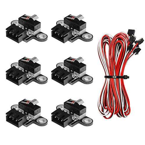 Genmitsu 6 x Mikro-Endschalter mit 1 m 3-poligem Kabel für 3018-PROVER/3018-MX3/3018-PROVer Mach3 von Genmitsu