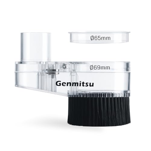Genmitsu CNC-Staubschuh per mandrino da 65/ 69mm, Schlauchadapter-Außendurchmesser 38 mm, rasparente von Genmitsu