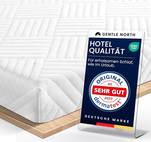 Hochwertiger Topper 100x200cm 5cm hoch - Matratzentopper mit weicher, kühlender Gel-Memoryschicht bis 100 kg - Ökotex 100 Zertifiziert - Bezug atmungsaktiv & waschbar Hochwertiger Topper 100x200cm 5cm hoch - Matratzentopper mit weicher, kühlender Gel-Memoryschicht bis 100 kg - Ökotex 100 Zertifiziert - Bezug atmungsaktiv & waschbar von Gentle North