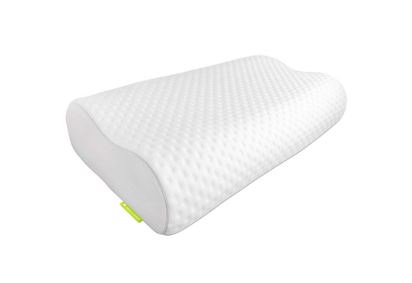 Nackenstützkissen Orthopädisches Nackenstützkissen - Memory Foam - höhenverstellbar, Gentle North, Füllung: Viscoschaum, Seitenschläfer, Rückenschläfer, Comfort, 1-tlg., allergikerfreundlich - anti-Schnarch - ergonomisches Kissen - waschbar von Gentle North