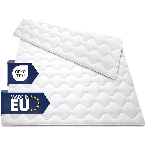 Warme Winterdecke 155x220 als Schlafdecke - Bettdecke für Allergiker geeignet - Weiche Steppdecke - Besonders Flauschig & waschbar bei 60° von Gentle North