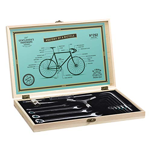 Gentlemen's Hardware Unisex Bicycle Tool Kit Werkzeugset, braun, Default Title von Gentlemen's Hardware