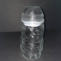 Vintage Santa Clear Candy Jar, Made in Canada von GentlyLovedCA