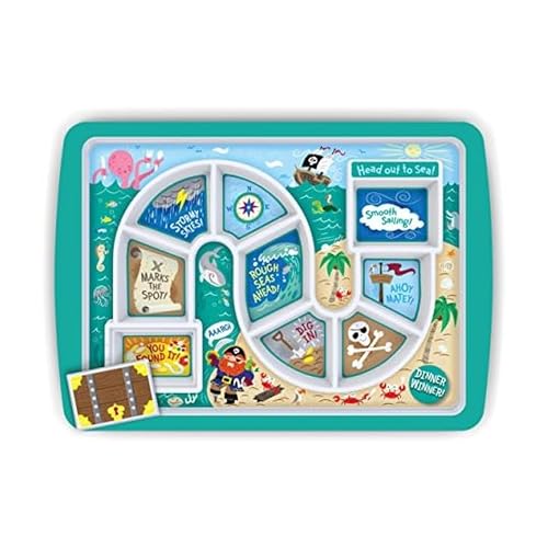 Fred & Friends 5175834 Kinder-Tablett für Abendessen Pirat 30 x 21.2 x 2 cm Mehrfarbig von Genuine Fred