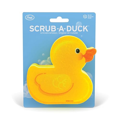 Genuine Fred, Scrub-A-Duck Küchenschwamm, Gelb von Genuine Fred