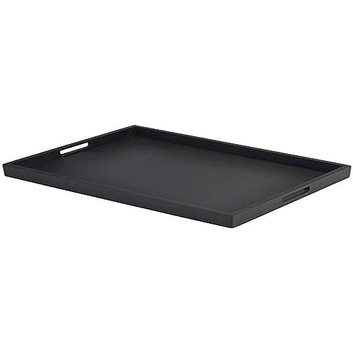 Butler-Tablett, 64 x 48 x 4,5 cm, Schwarz von Genware