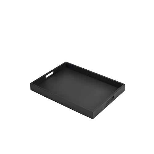 GENWARE, Nevilles Solid Black Butlers Tray 44 x 32 x 4.5cm GENWARE, Nevilles Solid Black Butlers Tray 44 x 32 x 4.5cm von Genware