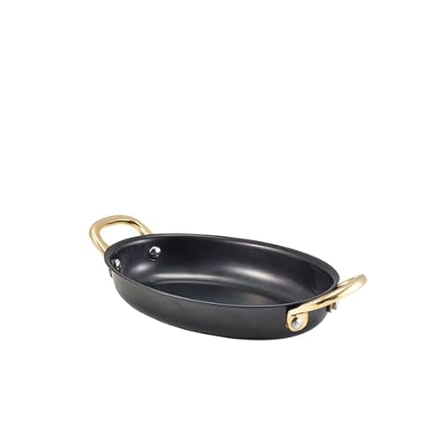 Genware Black Vintage Steel Oval Dish 16.5 x 12.5cm Genware Black Vintage Steel Oval Dish 16.5 x 12.5cm von Genware
