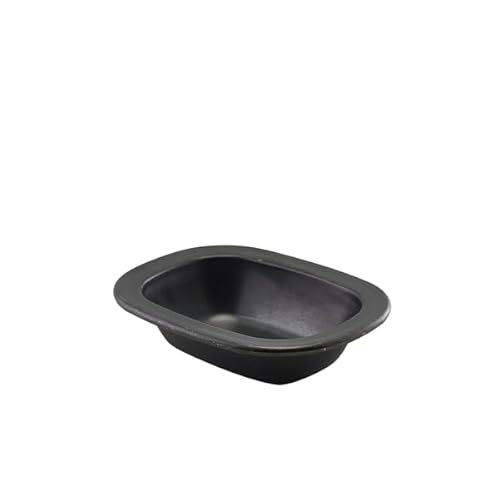 Genware Black Vintage Steel Pie Dish 16cm Genware Black Vintage Steel Pie Dish 16cm von Genware