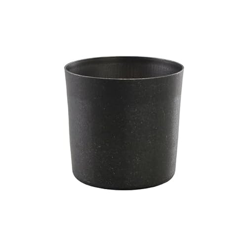 Genware Black Vintage Steel Serving Cup 8.5 x 8.5cm Genware Black Vintage Steel Serving Cup 8.5 x 8.5cm von Genware