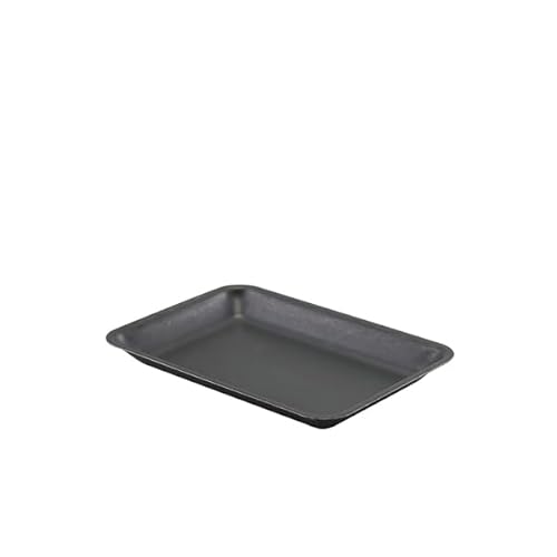 Genware Black Vintage Steel Tray 20 x 14cm Genware Black Vintage Steel Tray 20 x 14cm von Genware