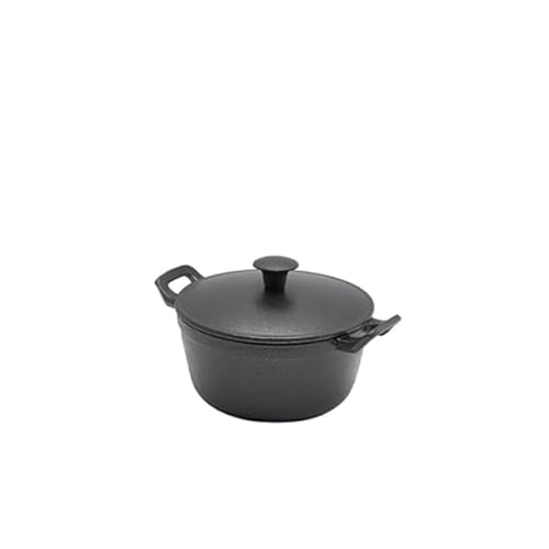 Genware Cast Iron Casserole Dish 13.5 x 6.6cm von Genware