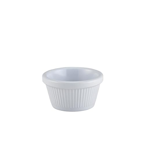 Genware Melamine White Fluted Ramekin 59ml/ 2oz Genware Melamine White Fluted Ramekin 59ml/ 2oz von Genware