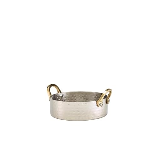 Genware Mini Hammered Stainless Steel Casserole Dish 12 x 3.5cm Genware Mini Hammered Stainless Steel Casserole Dish 12 x 3.5cm von Genware