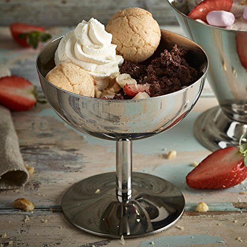 Genware Stainless Steel Stemmed Sundae Cup Genware Stainless Steel Stemmed Sundae Cup von Genware