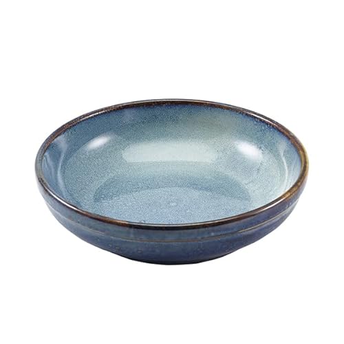 Genware Terra Porcelain Aqua Blue Coupe Bowl 23cm Genware Terra Porcelain Aqua Blue Coupe Bowl 23cm von Genware