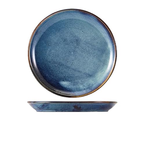 Genware Terra Porcelain Aqua Blue Coupe Plate 27.5cm Genware Terra Porcelain Aqua Blue Coupe Plate 27.5cm von Genware