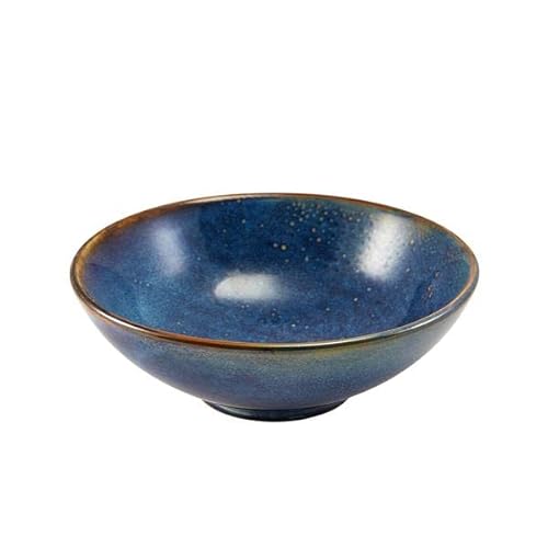 Genware Terra Porcelain Aqua Blue Noodle Bowl 20.2cm von Genware