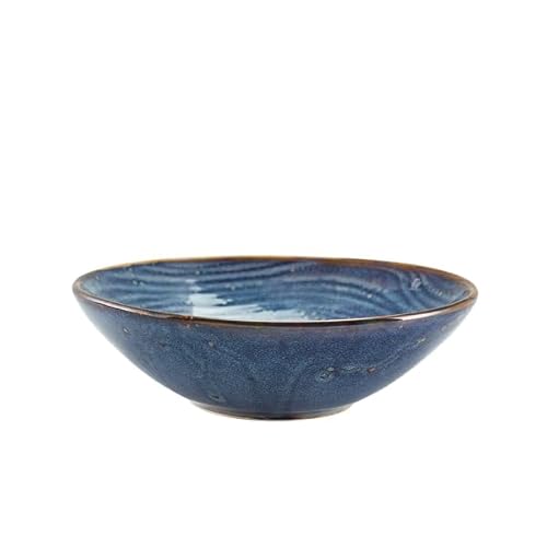 Genware Terra Porcelain Aqua Blue Organic Bowl 22cm Genware Terra Porcelain Aqua Blue Organic Bowl 22cm von Genware