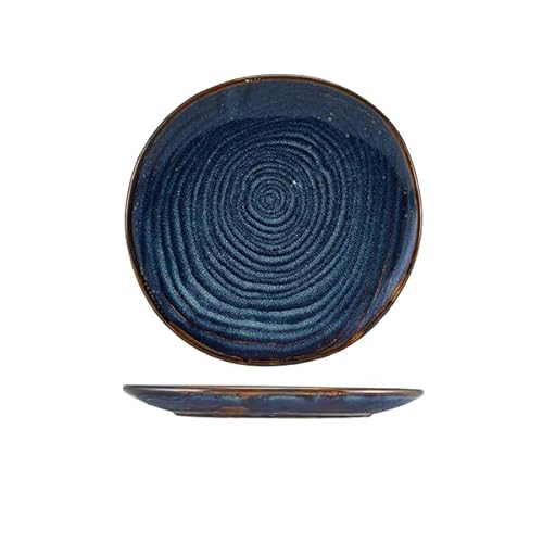 Genware Terra Porcelain Aqua Blue Organic Plate 21cm Genware Terra Porcelain Aqua Blue Organic Plate 21cm von Genware