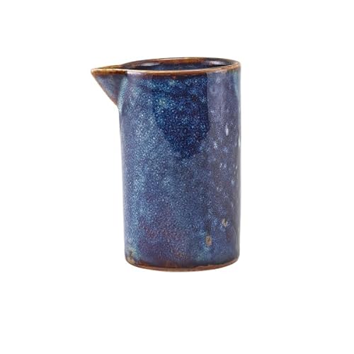 Genware Terra Porcelain Aqua Blue Straight Sided Jug 18cl/ 6.3oz von Genware