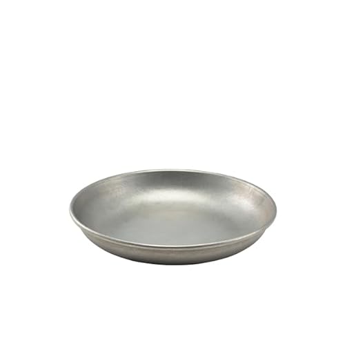 Genware Vintage Steel Coupe Plate 20cm Genware Vintage Steel Coupe Plate 20cm von Genware