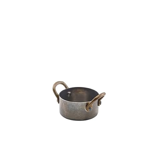 Genware Vintage Steel Mini Casserole Dish 7 x 3.75cm von Genware