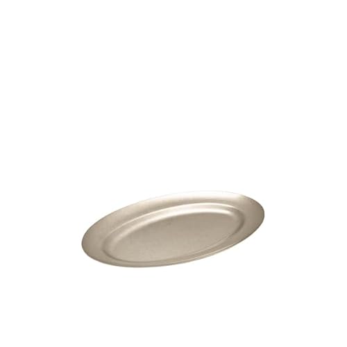 Genware Vintage Steel Oval Platter 30cm Genware Vintage Steel Oval Platter 30cm von Genware