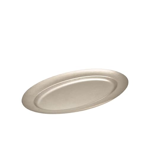 Genware Vintage Steel Oval Platter 41cm Genware Vintage Steel Oval Platter 41cm von Genware