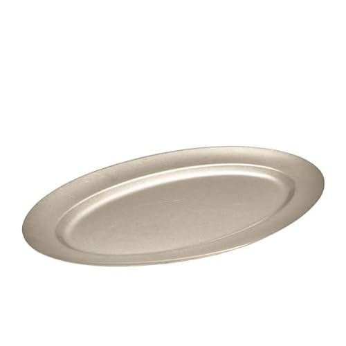 Genware Vintage Steel Oval Platter 48cm von Genware
