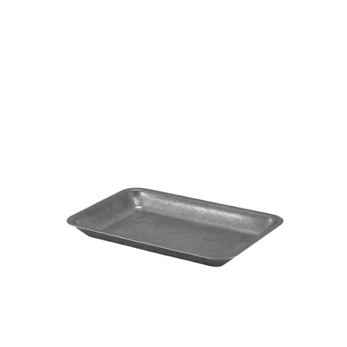 Genware Vintage Steel Tray 20 x 14cm von Genware