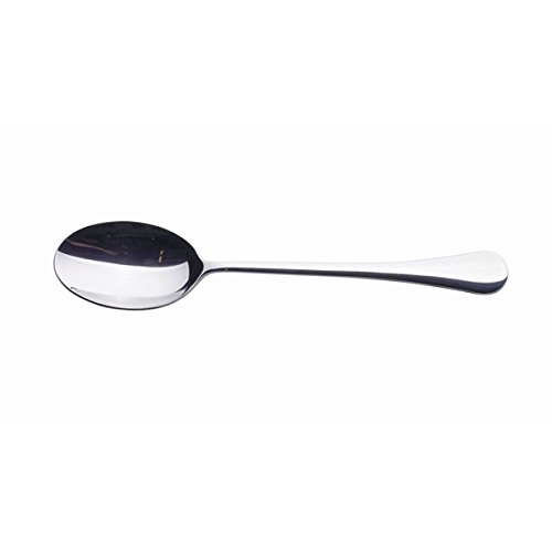 Genware nev-ds-sl Slim Dessert Löffel, 18/0 von Genware