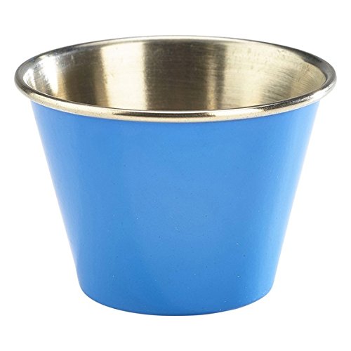 Genware NEV-RAMST2BL Auflaufform, Edelstahl, 70 ml, Blau Genware NEV-RAMST2BL Auflaufform, Edelstahl, 70 ml, Blau von Genware