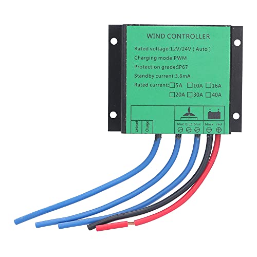 12V / 24V 48V 600W Wasserdichte Windkraftanlage Generator PWM Laderegler Batterie Regler Geringer Stromverbrauch für Netzunabhängige Anwendungen von Genway
