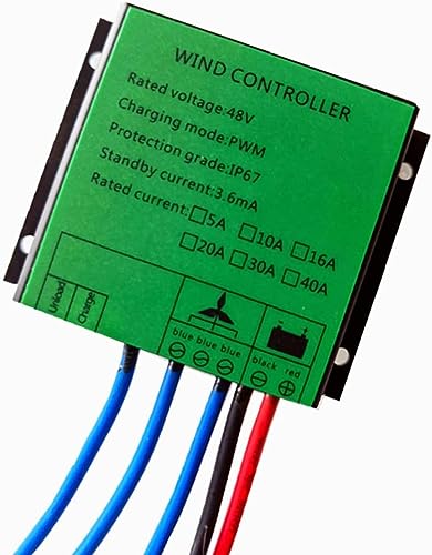 12V / 24V 48V 600W Wasserdichte Windkraftanlage Generator PWM Laderegler Batterie Regler Geringer Stromverbrauch für Netzunabhängige Anwendungen von Genway