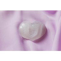 Natürliche Achat Geode Geschnitztes Herz | Kleines Geschenk Für Sie Valentinstag Rohe von GeodeCrystalz