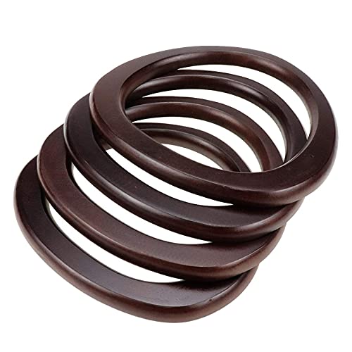 Geofray 4 Pack Hand D Förmige Griffe Werkzeug für Gehäkelte Strick Beutel Strand Tasche Stroh Sack Griffe von Geofray