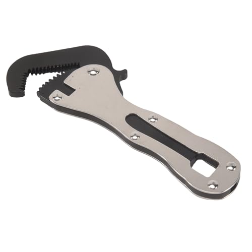 Geofray Der Mini Stubby, Mini Stubby Rohrschraubstockschlüssel, Mini Selbsteinstellender Schraubenschlüssel, Größe, 2-in-1 Schraubenschlüsselwerkzeug für Enge Räume von Geofray