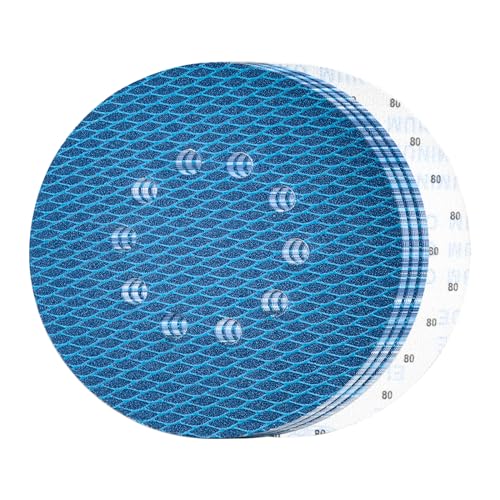 GEOGIEEW 15Stk 225mm Klett Schleifpapier, Exzenter Schleifscheiben 180 Grit, 10 Loch Anti-Clog Up Designfür Exzenterschleifer & Schwingschleifer GEOGIEEW 15Stk 225mm Klett Schleifpapier, Exzenter Schleifscheiben 180 Grit, 10 Loch Anti-Clog Up Designfür Exzenterschleifer & Schwingschleifer von Geogieew