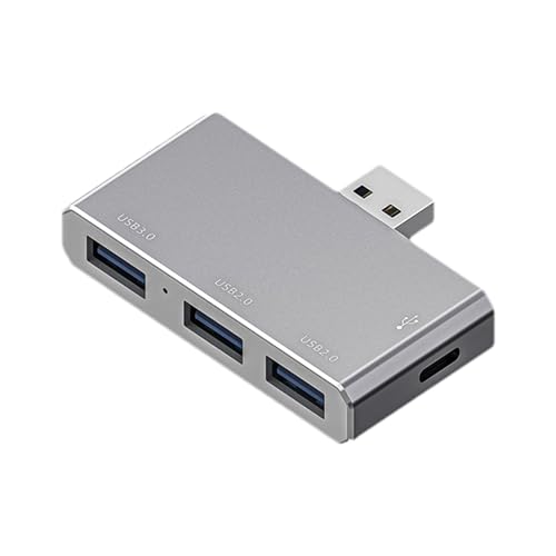 Geonoy Dockingstation - TYPE-C 4-in-1 3-Monitor-Dockingstation | Multifunktionale & tragbare Mehrfach-Monitordockingstation für elektronische Geräte, Telefone von Geonoy