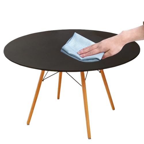 Geonoy Elastische Tischdecke für runde Tische, wasserdicht, Picknick, Camping, Stretch-Tischdecke, schmutzabweisende Tischdecken für Café, Küche, Abendessen, Party, Dekoration, Geburtstag, Grillen Geonoy Elastische Tischdecke für runde Tische, wasserdicht, Picknick, Camping, Stretch-Tischdecke, schmutzabweisende Tischdecken für Café, Küche, Abendessen, Party, Dekoration, Geburtstag, Grillen von Geonoy