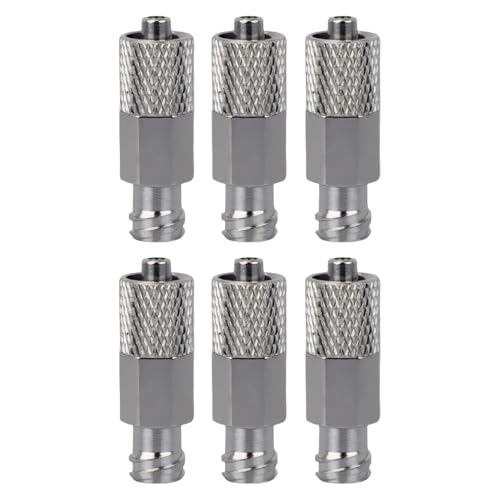 Geonoy Luer-Lock-Adapter | Luer-Adapter für die Werkstatt zu Hause | Präzisionsgewindeanschluss Metallverlängerungen Fitting für Laborschmierung Industrie Landwirtschaft Automobil von Geonoy