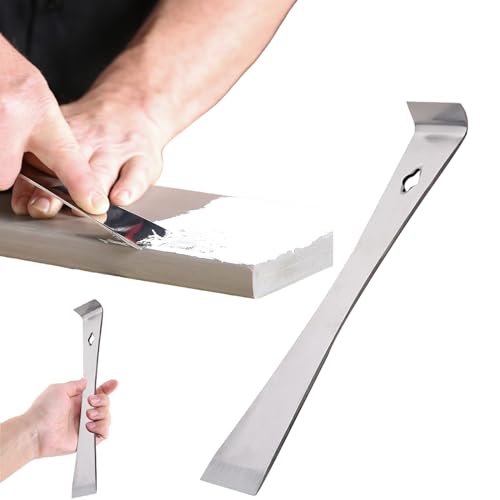 10" Woodworker's Multi-Purpose Magic, Stainless Steel Pry Bar Scraper Set, Trim Puller Tool for Baseboard, Multifunctional Nail Puller Small Flat Pry Bar for Pulling, Prying, Scraping 10" Woodworker's Multi-Purpose Magic, Stainless Steel Pry Bar Scraper Set, Trim Puller Tool for Baseboard, Multifunctional Nail Puller Small Flat Pry Bar for Pulling, Prying, Scraping von Georcep