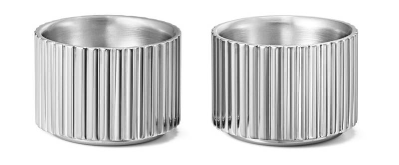 Eierbecher 2er-Set Bernadotte edelstahl von Georg Jensen